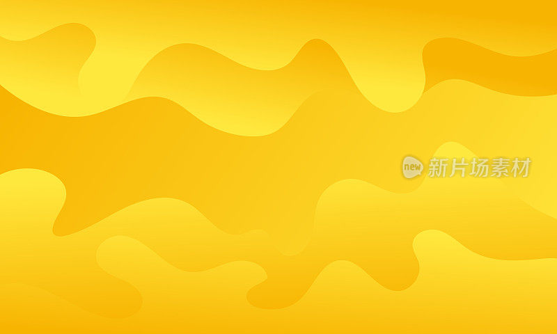 Abstract Yellow Background Soft Geometric Fluid Color Gradient